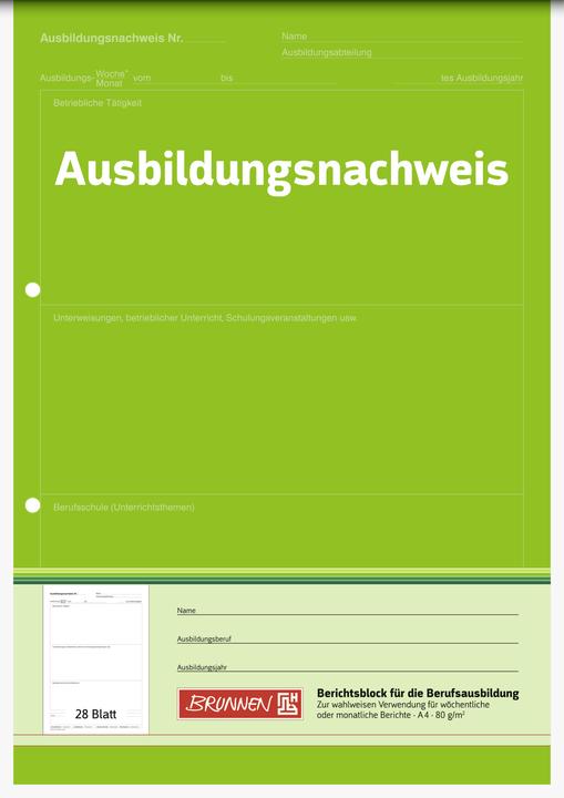 Image du produit Justificatif de formation, inscriptions hebdomadaires/mensuelles Livret de formulaires (28 x)