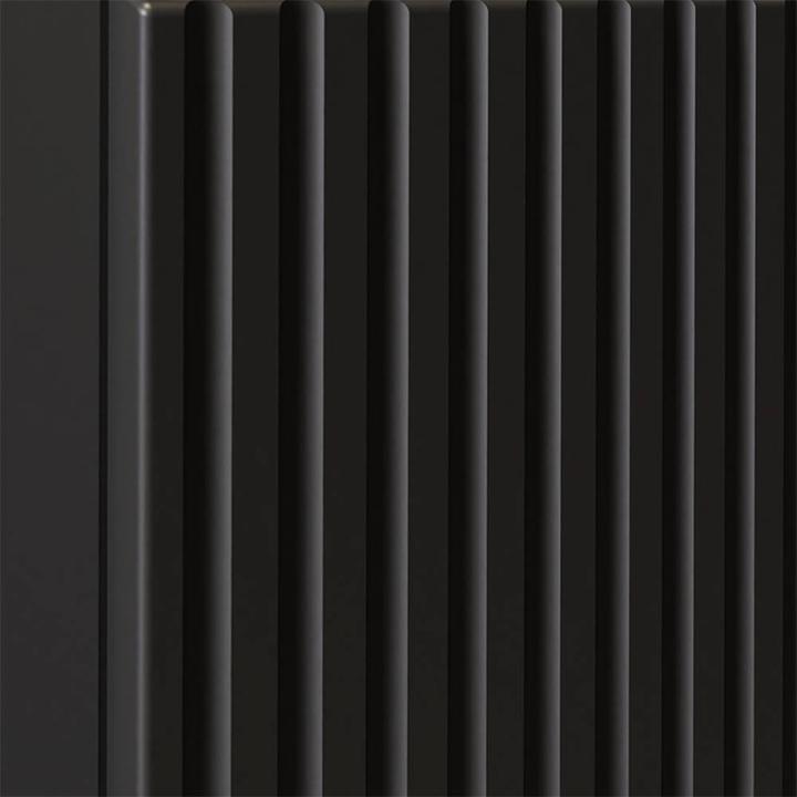 Produktbild En.Casa Waschtischunterschrank Skelbolu 160x60x40 cm Schwarz/Eiche