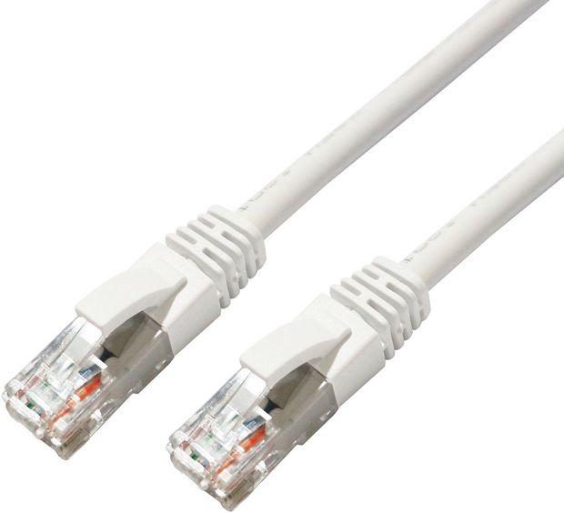 Produktbild MicroConnect MC-UTP6A02W Netzwerkkabel Weiss 2 m Cat6a U/UTP (UTP) (U/UTP, CAT6a, 2 m)