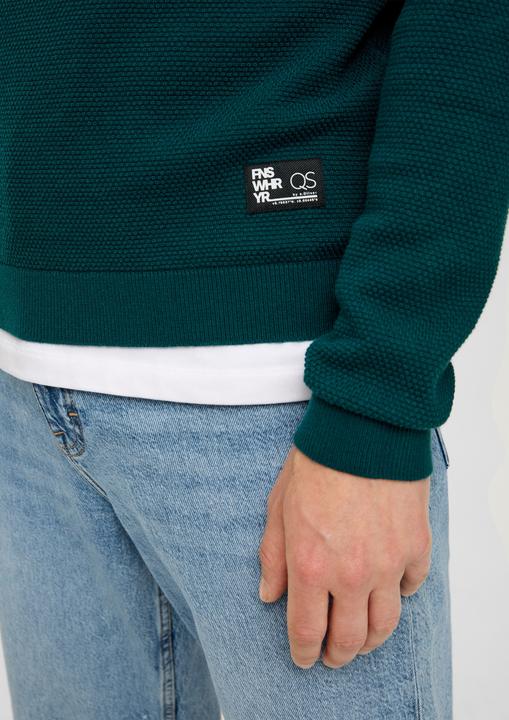 Actual product image S.Oliver Strickpullover Pullover aus Strukturstrick (XL)