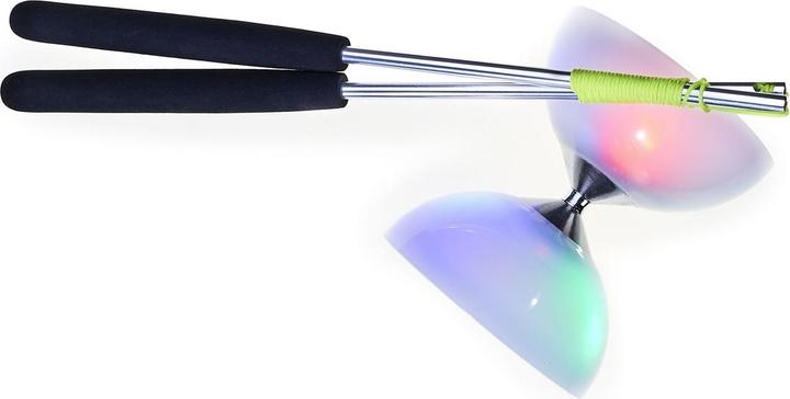 Productafbeelding Eureka! Diabolo met LED verlichting en aluminium stokken