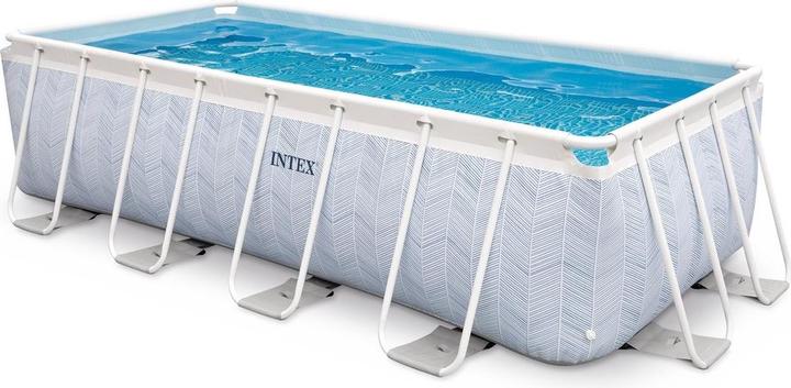 Produktbild Intex Chevron Prism Frame Pole Set 400x200x100 cm rechteckig (400 x 200 x 100 cm)