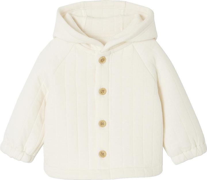 Vertbaudet Gesteppte Baby Sweatjacke mit Kapuze (74)