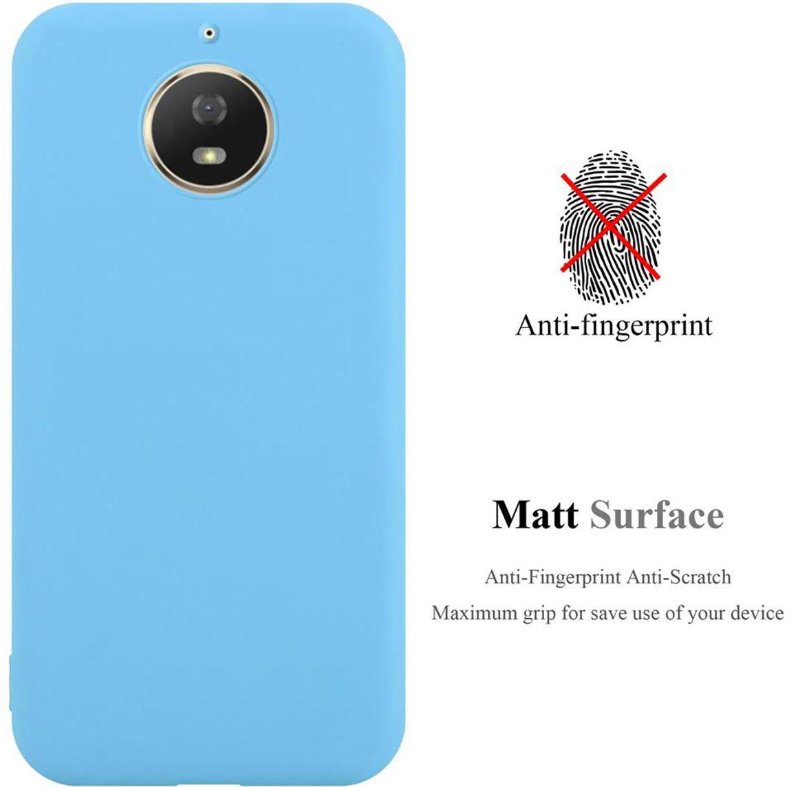 Thumbnail - Cadorabo TPU Candy Cover (Motorola Moto G5S), Smartphone Hülle, Blau