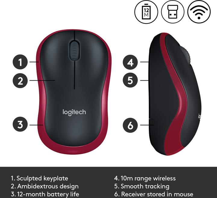 Actual product image Logitech M185 (Wireless)