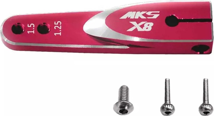 Mks Servo horn one-sided metal M3 - L 1.25/1.5 in - HBL8X0, HBL380