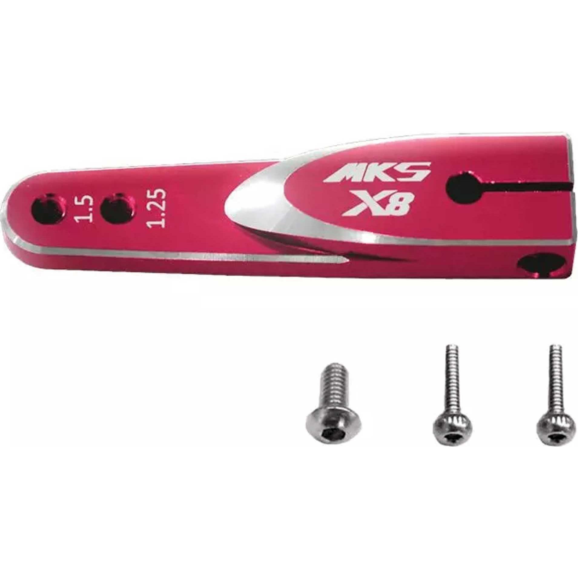 Mks Servo-cornetta unilaterale in metallo M3 - L 1.25/1.5 in - HBL8X0, HBL380