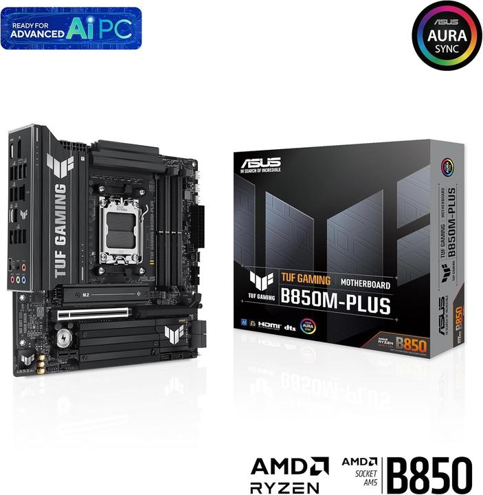 Productafbeelding ASUS TUF GAMING B850M-PLUS (AM5, AMD B850, mATX)