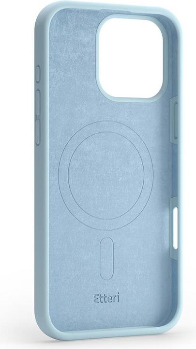 Actual product image Etteri Silicone Mag case for iPhone 16 Pro Max 6,9" light blue (Apple iPhone 16 Pro Max)