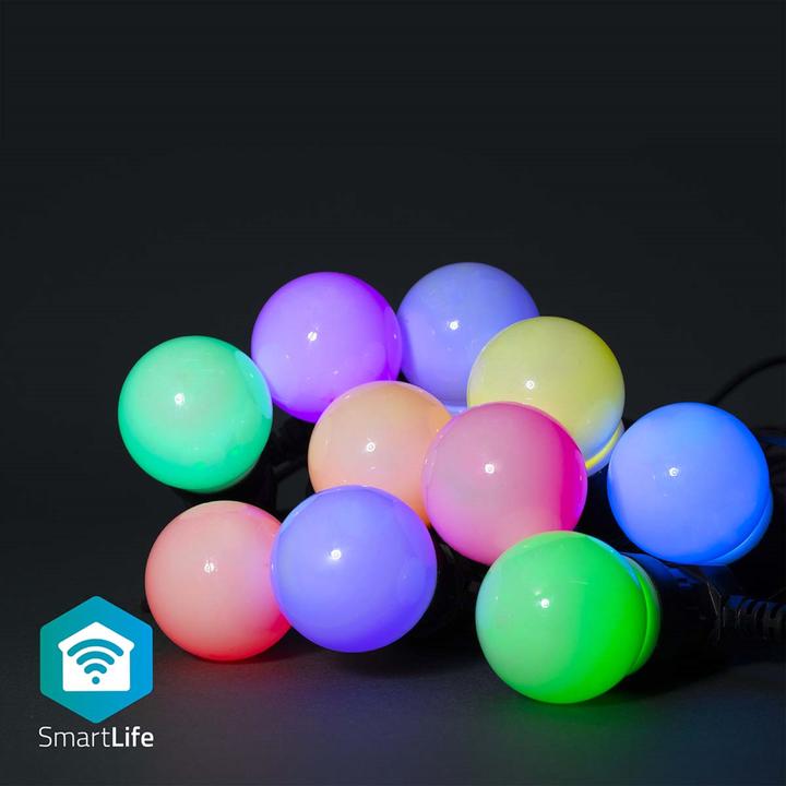 Actual product image Nedis SmartLife Decorative LED Wi-Fi RGB 10 LED"s 9.00 m Android™ / IOS (9 m)