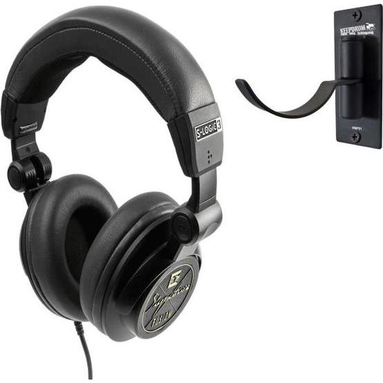 Thumbnail - Ultrasone Kopfhörer Signature Fusion mit Wandhalter (Kabelgebunden), Kopfhörer, Schwarz
