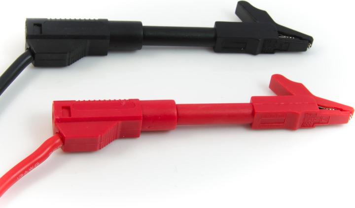 Produktbild Purecrea 2 Stk. Krokodilklemme / Abgreifklemme 15A für 4mm Bananenstecker (Klemme)