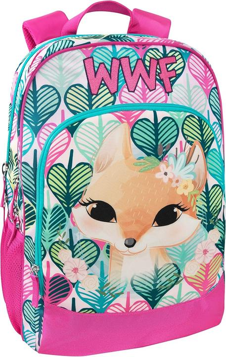 Actual product image WWF Illustrated Backpack, Detachable, Adjustable with Handle and Strains