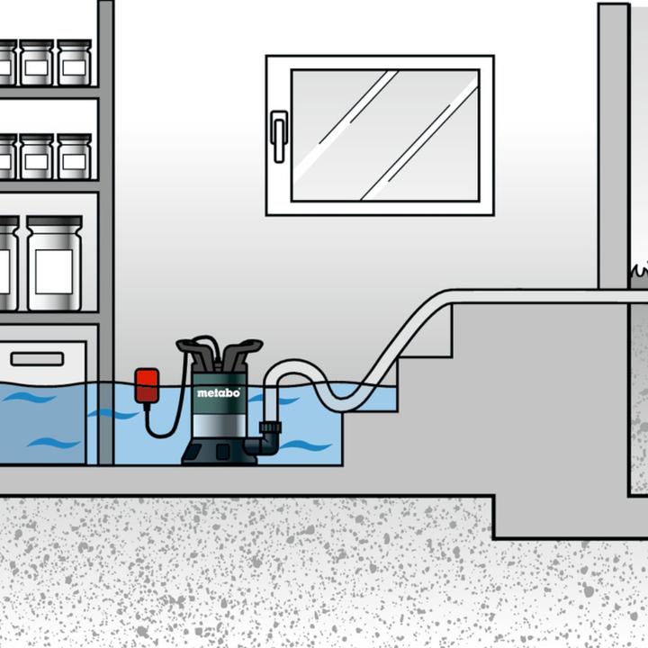 Produktbild Metabo Klarwasser-Tauchpumpe TP 8000 S (Klarwasserpumpe)