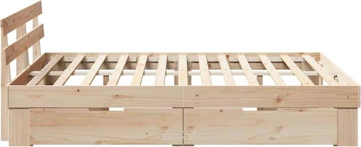 Actual product image vidaXL Bed frame with drawers (160 x 200 cm)
