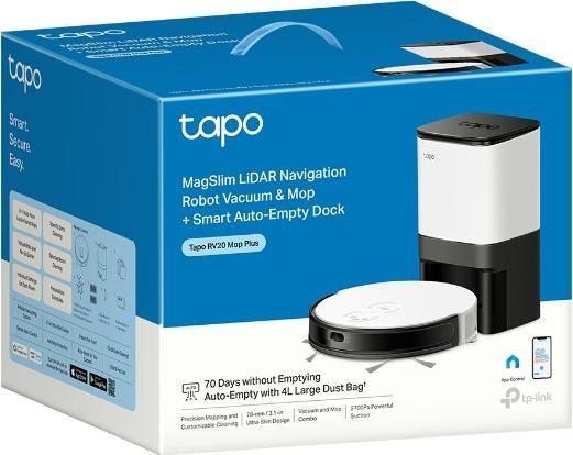 Actual product image TP-Link Tapo RV20 Plus (2700 Pa, Wiping cloth)