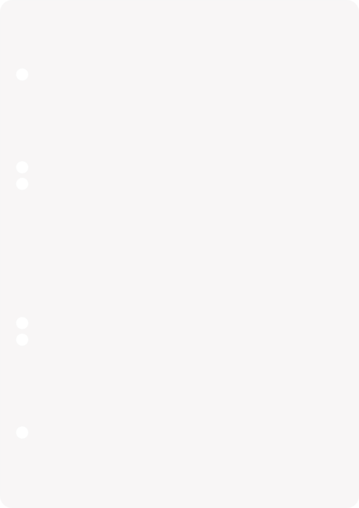 Actual product image Ring binder inserts blank