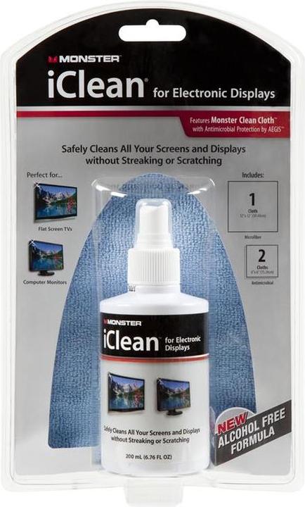 Actual product image Monster iClean, Screen Cleaner für Displays, TV-Bildschirme, Notebooks & mehr (1 Piece)