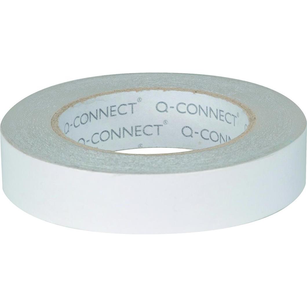 Q-Connect, Nastro adesivo, Nastro di montaggio biadesivo, schiuma, 12 mm, 5 m, bianco (115 mm)