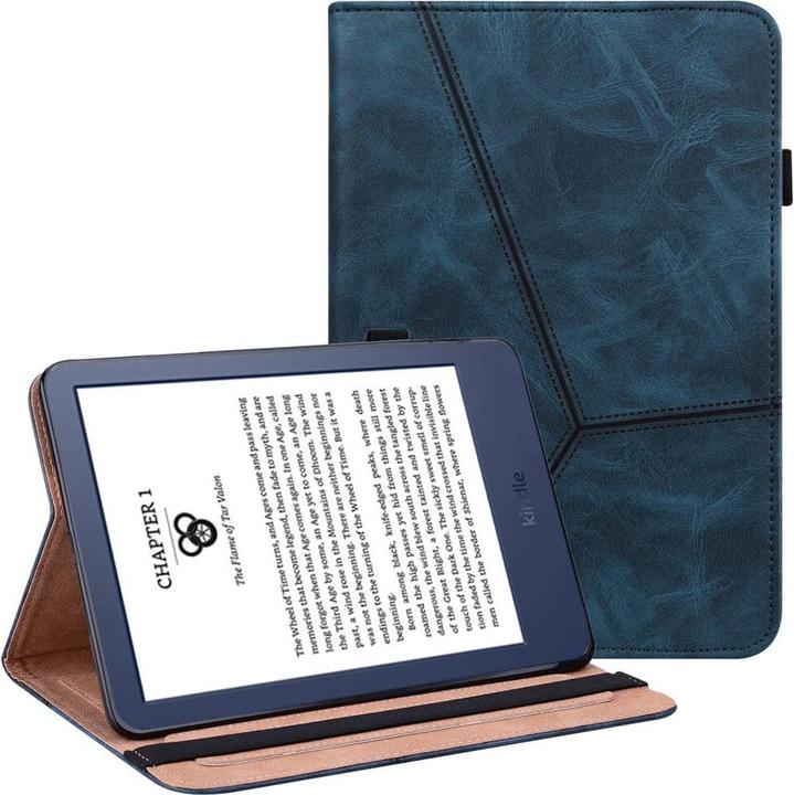 Produktbild Cover-Discount Kindle 2022 (6.0 / 11.Gen) - Etui mit Kartenfach blau
