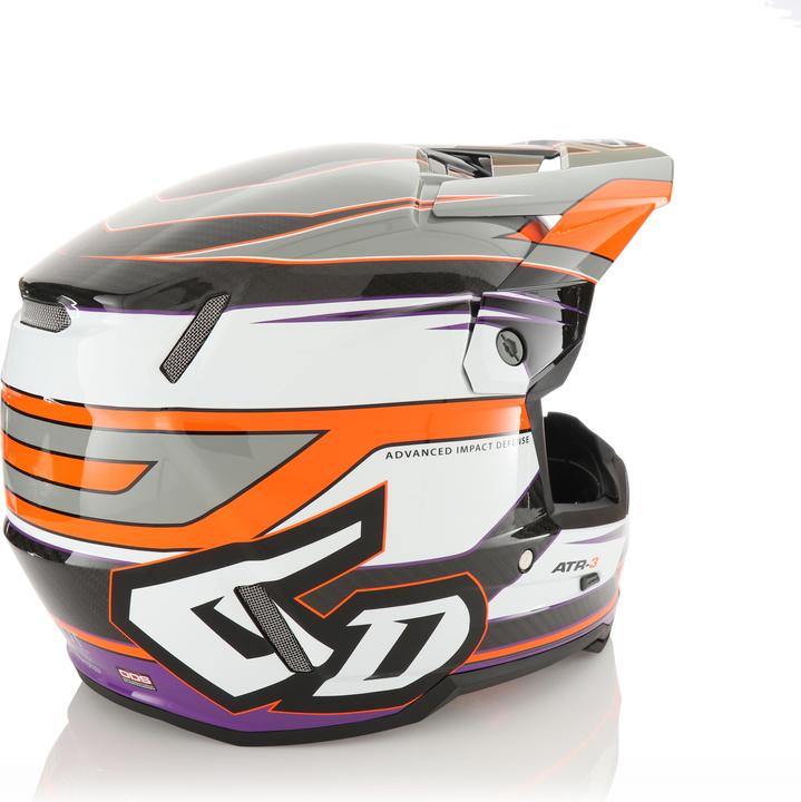 6D Helmets HELM 6D 25 ATR-3 HYPER GLOSS NEON ORG (59 cm, L)