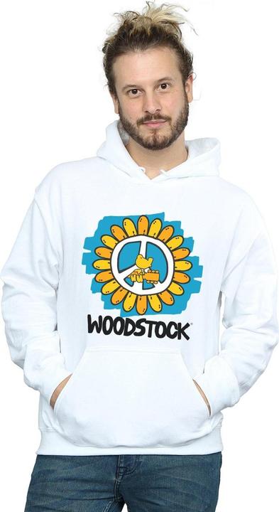 Image du produit Woodstock - Sweat à capuche FLOWER PEACE - Homme (5XL)