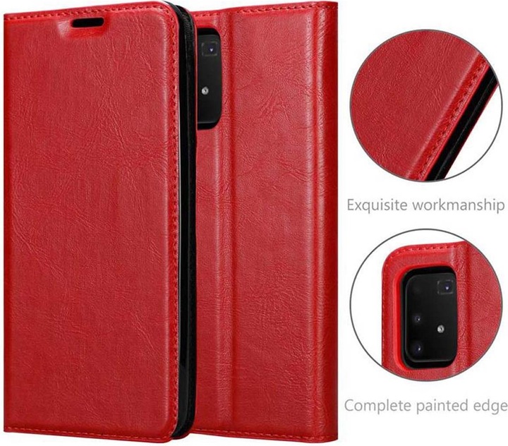 Actual product image Cadorabo Book Invisible Magnet Cover (Samsung Galaxy A91)