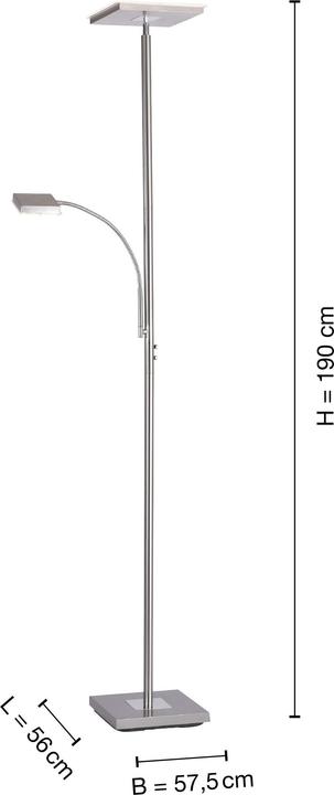Produktbild Selltec LED Deckenfluter Stehlampe (2900 lm)