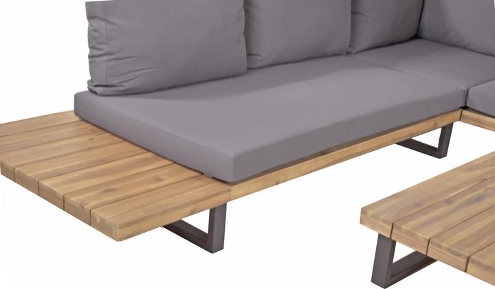 Actual product image Garden Pleasure Lounge group Acapulco brown