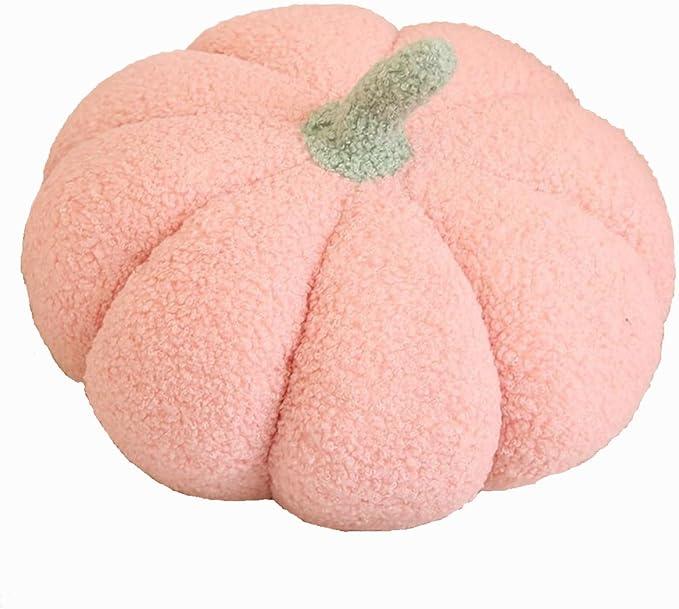 Image du produit Alopini Oreiller en peluche citrouille - Oreiller décoratif pour la maison - Convient aux nourrissons et
