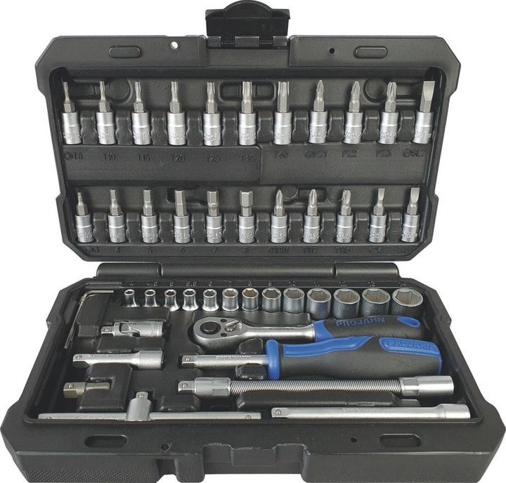 Actual product image Projahn Socket spanner set 14' 45tlg (1/4")