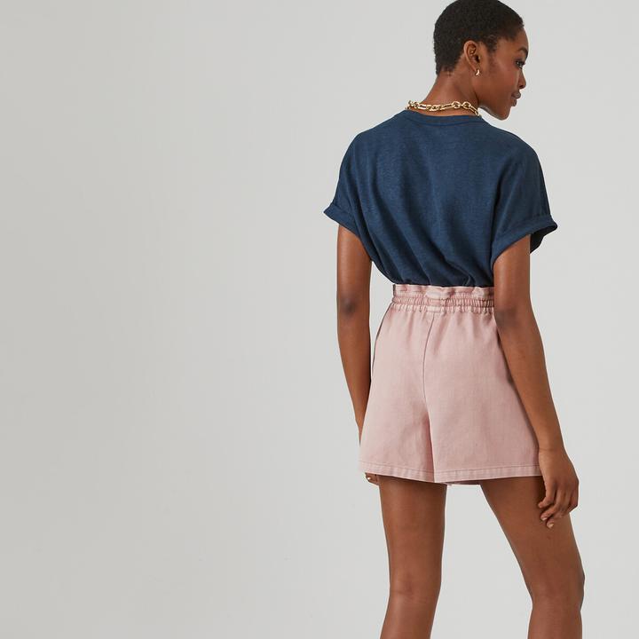 Immagine prodotto La Redoute Collections T-shirt in lino con scollo rotondo (L)