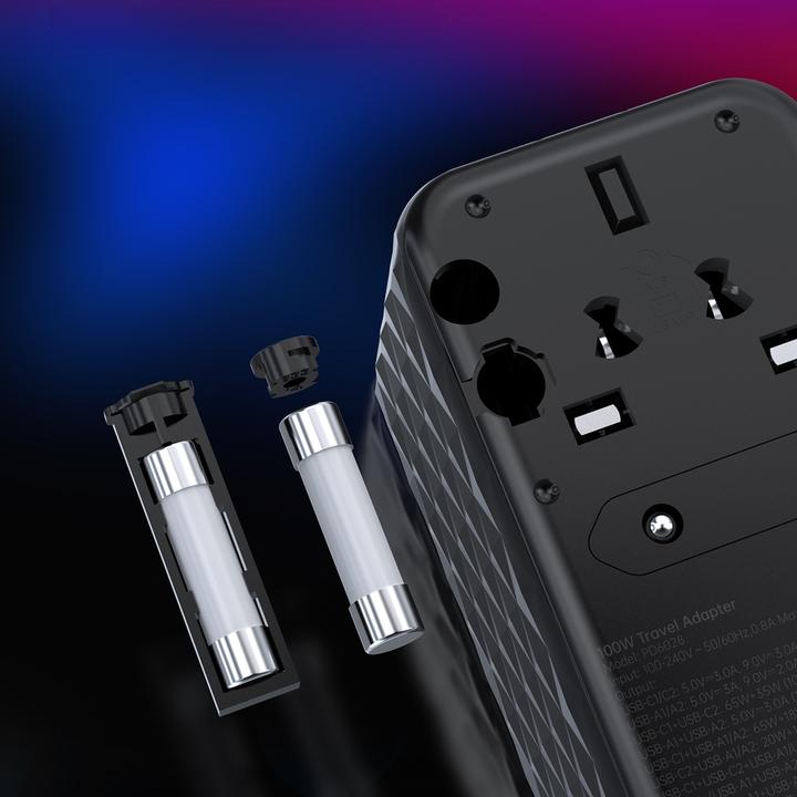 Actual product image Choetech Reiseadapter