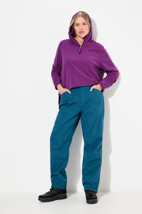 Produktbild Ulla Popken Softshellhose, wasserabweisend, Formknie, Fleecefutter (56)