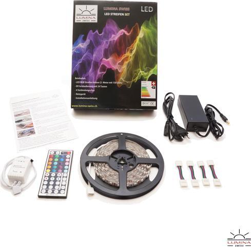 Immagine prodotto Lumina Swiss Set di strisce LED multicolore 5m Premium per interni (500 cm, Interno)