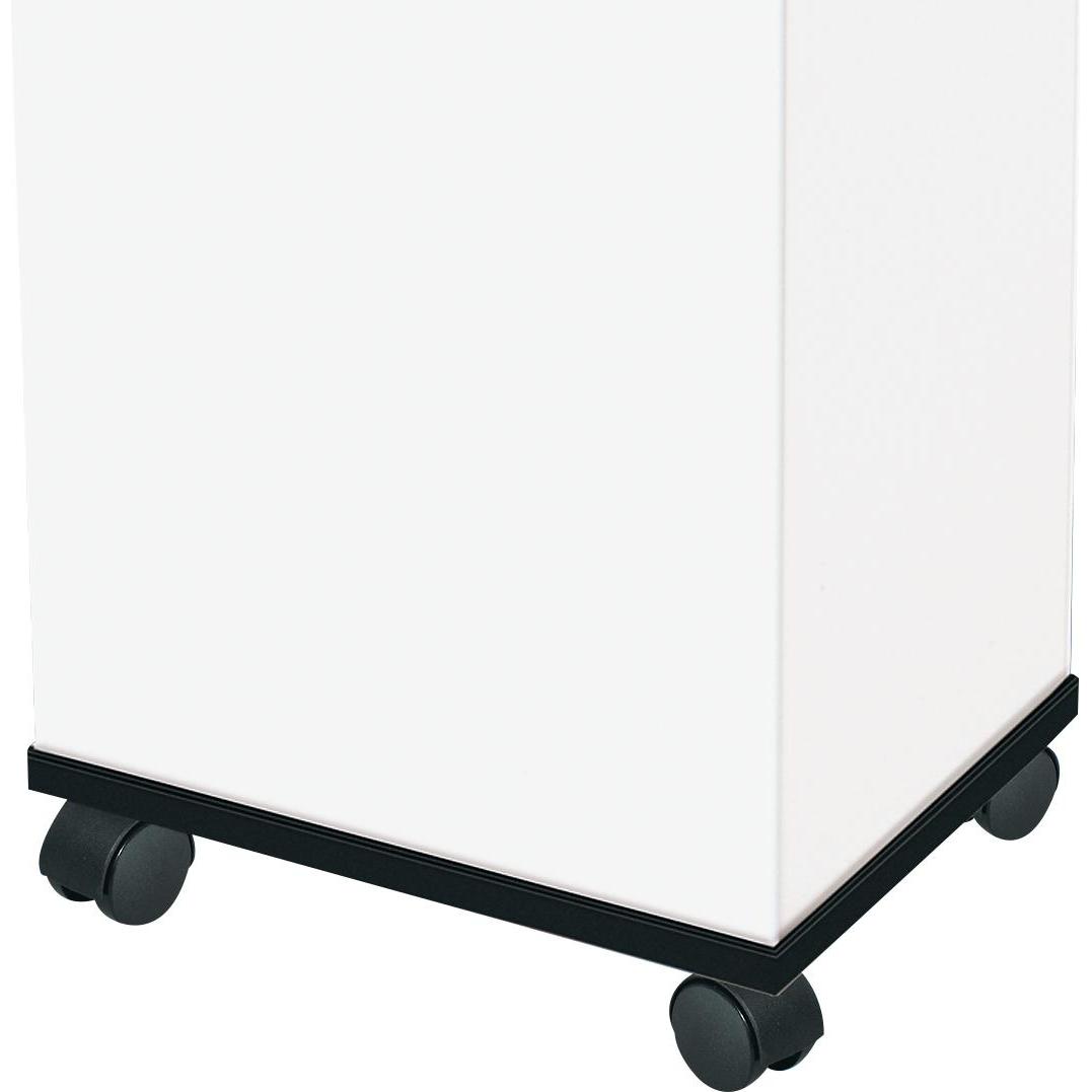 Hailo 4 rotelle agganciabili, Per Hailo Big-Box, Pattumiera, Nero