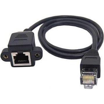 Allnet männlich zu weiblich Ethernet LAN VERLäNGERUNGSKAB (CAT3, 0.50 m), Netzwerkkabel