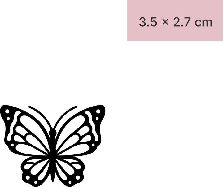minink Tatouage temporaire - Beau papillon