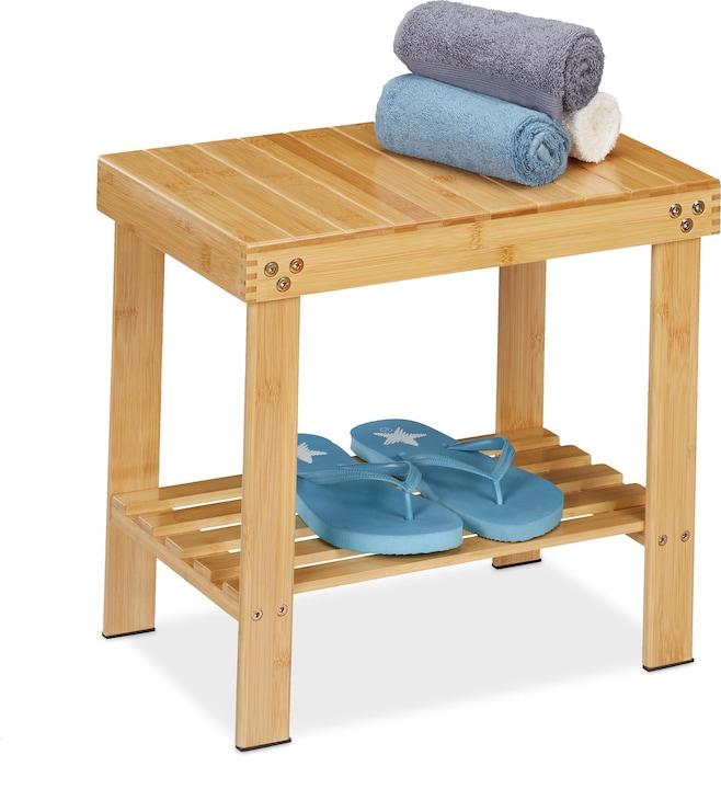 Actual product image Relaxdays Bathroom stool (150 kg)