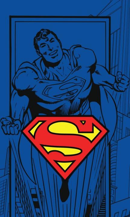 Carbotex Superman Handtuch (30 x 50 cm)