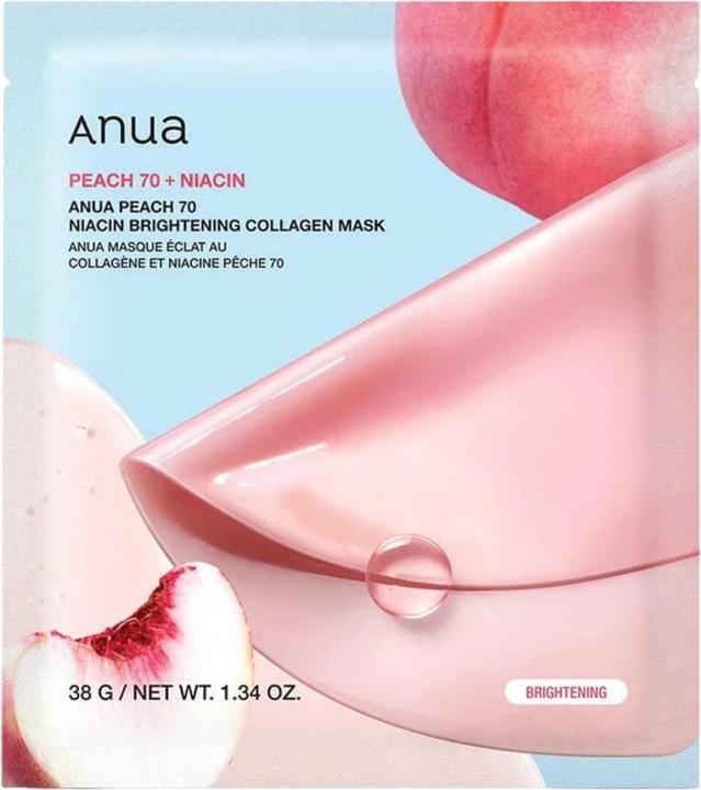 Anua Peach 70 niacin Brightening Collagen Mask 1 pcs (38 g)