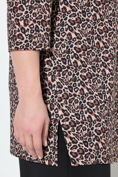 Produktbild Ulla Popken Longshirt, A-Linie, Rundhals, 3/4-Arm (62)