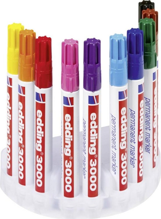 Image du produit Edding Marqueur permanent 3000 (Multicolore, 3 mm, 10 x)