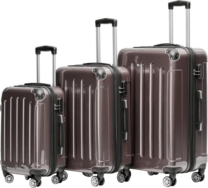 Actual product image Beibye 3-tlg. Hartschalenkoffer-Set