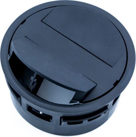 Evoline Bodenauslass Leergehäuse Kabeldurchlass schwarz (Kabeldurchlass)