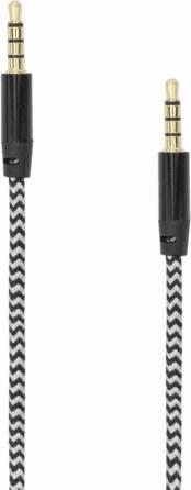 Actual product image Sbox AUX Cable 3.5mm to 3.5mm blackberry black 3535-1.5B (1.50 m)