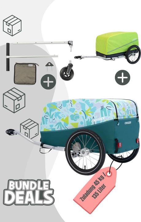 Produktbild Croozer Cargo Tuure Picknick-Party-Bundle Sonderedition - Farbe: Blueberry Blue