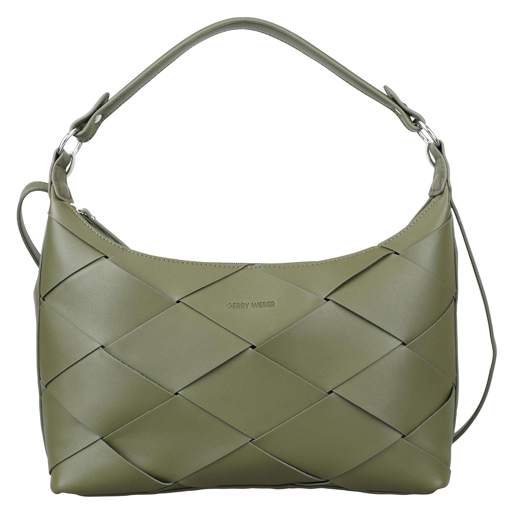 Gerry Weber, Damen, Handtasche, Checkers 1.0 Hobo Mhz, Grün
