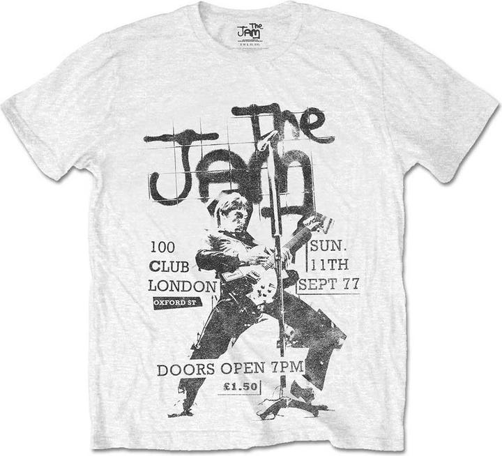 Immagine prodotto The Jam Maglietta unisex adulti 100 Club 77 in cotone (M)