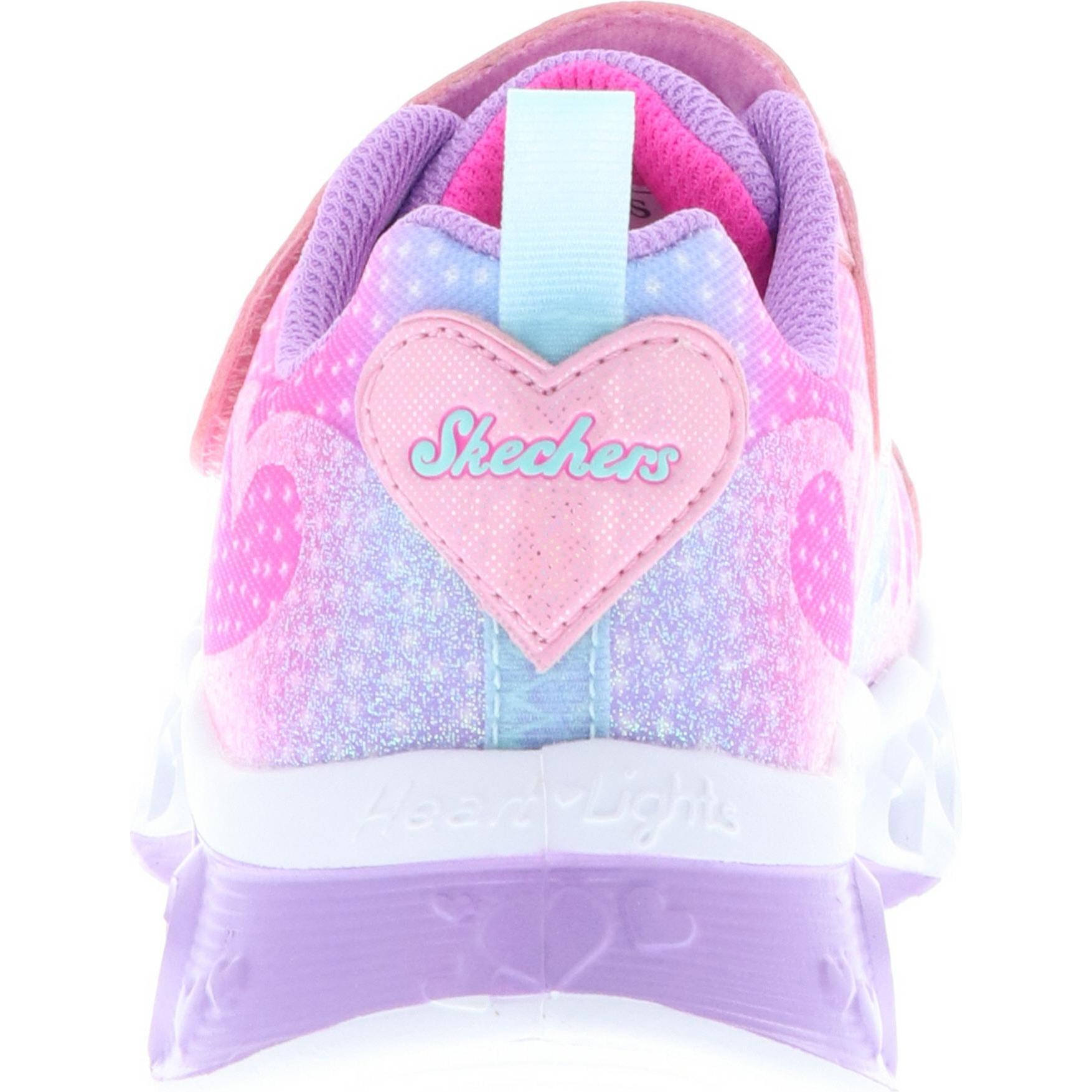 Thumbnail - Skechers, Mädchen, Sneaker, 302315L/PKMT S Lights-Flutter Heart Lights-Simply Love Kinder Mädchen Sneaker Turnschuhe Ha,...